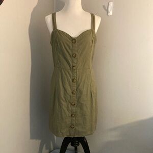 Abercrombie & Fitch Green Sleeveless Sundress